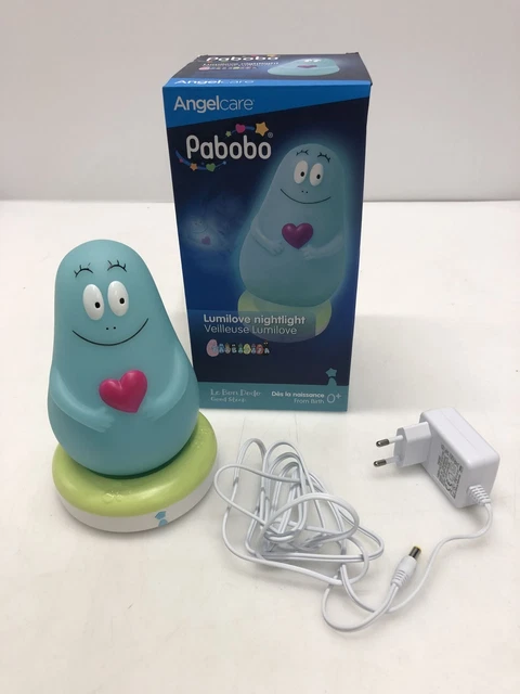 Pabobo - Lumilove Barbapapa - Nomadisches Baby- und Kindernachtlicht - Blau
