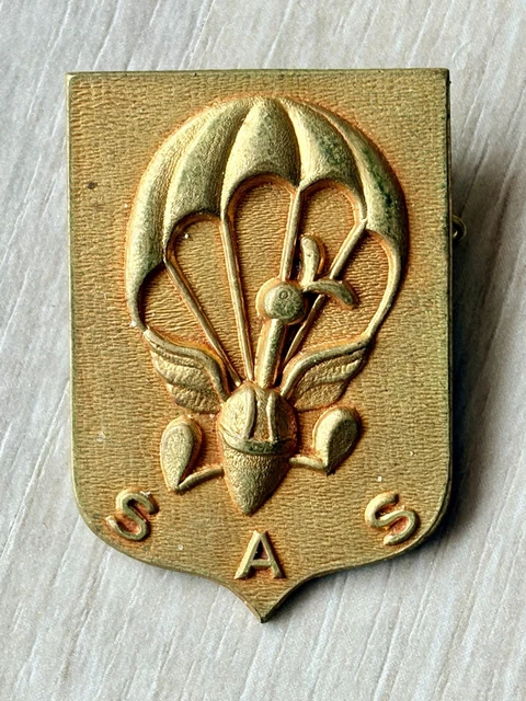 Insigne Militaire Original Skieur Élite 1945 Drago Béranger - Chasseurs Alpins