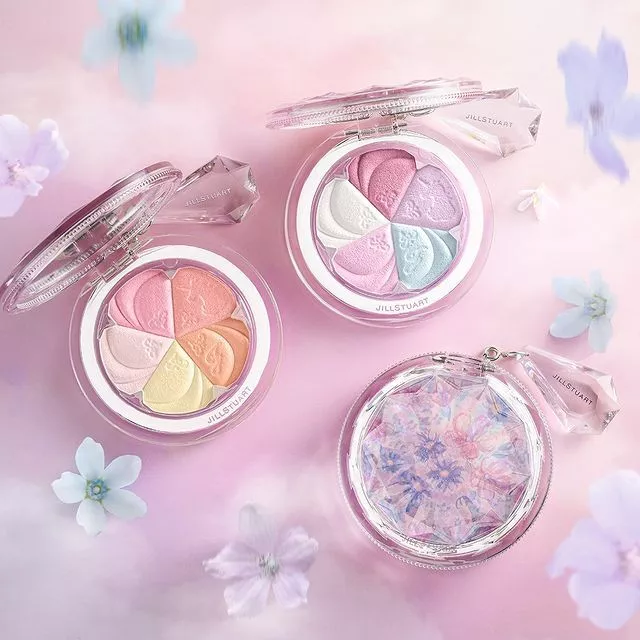 Jill Stuart Bloom Mix Blush Compact Unicorn Utopia 24 25