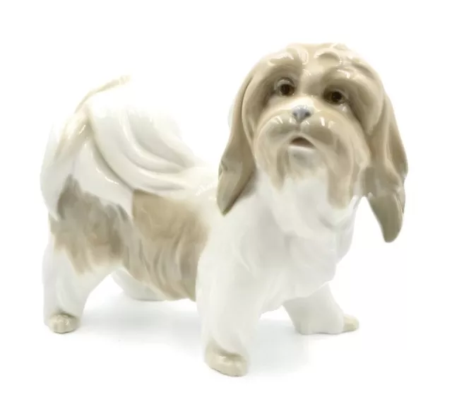 LLADRO Dog Porcelain LHASA APSO/TIBETAN TERRIER Mostachos FIGURINE MINT RETIRED