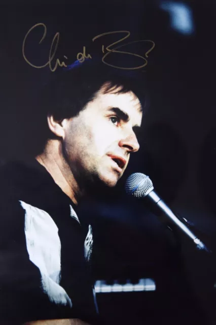 CHRIS DE BURGH original hand signed photo 11.8 x 8 inches by Mel Longhurst