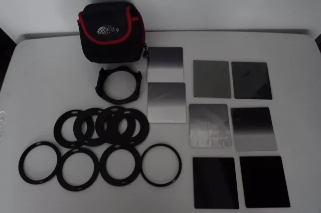 Rangers Camera filter kit adaptors from 72mm,67,62,58,55,52, to 49mm + 8 filtres