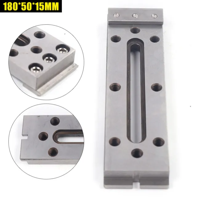 180*50*15mm Stainless Steel CNC Wire EDM Fixture Board Lathe Clamp Fixture Tool