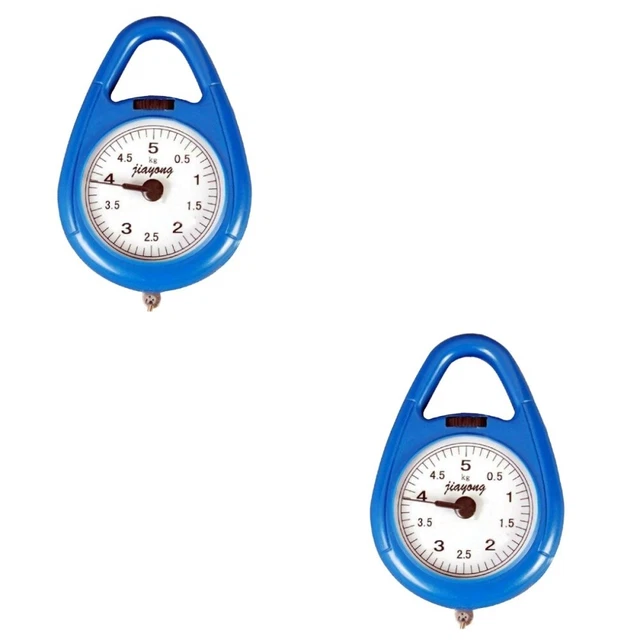 2pcs balance de pêche portable échelle de bagages balance suspendue balance de