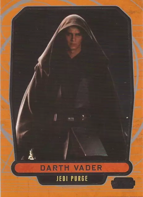 Star Wars Galactic Files - RARE VARIANT "Darth Vader" #76 Base Card