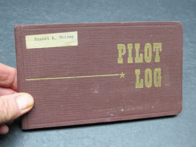 1947-1956 Pilot's Training Logbook Piper Cubs N42091 , N600H , N1506N , N2193M