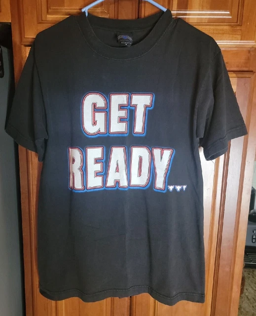 Vintage WWE THE ROCK GET READY..... Your Candy Ass is Next! T Shirt Sz Medium