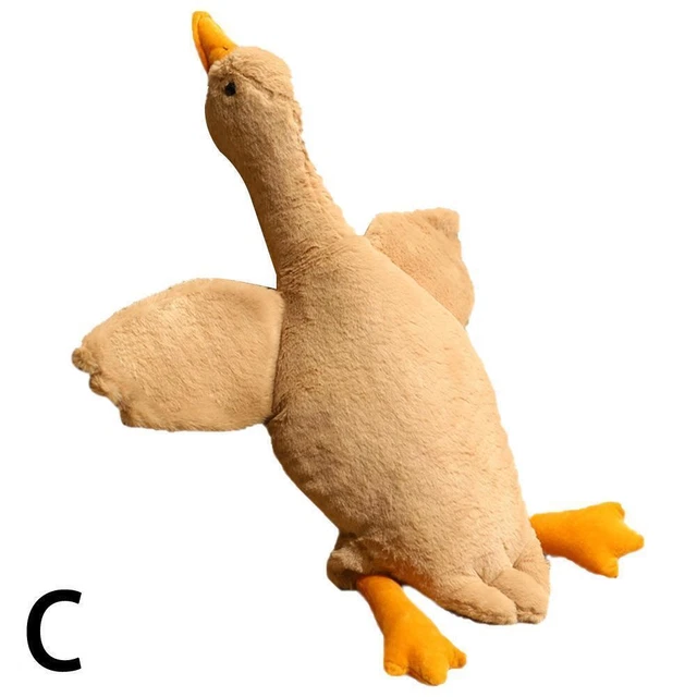 Kids Cute Duck Big White Goose Plush Doll Toy Soft PAU Sleeping Baby H2X5