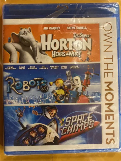 DR. SEUSS HORTON Hears A Who/Robots/Space Chimps (Blu-ray) New £7.57 ...