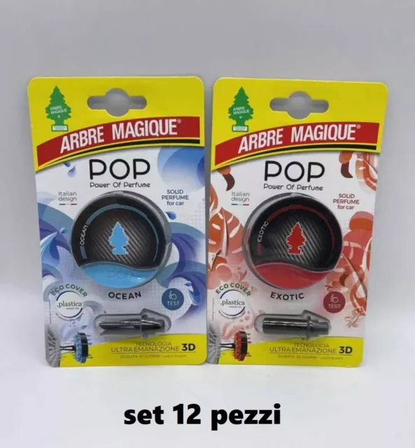 SET 12 PIÈCES Déodorant Pop pour Voiture Évents Aération Arbre Magique Awe  EUR 63,24 - PicClick FR