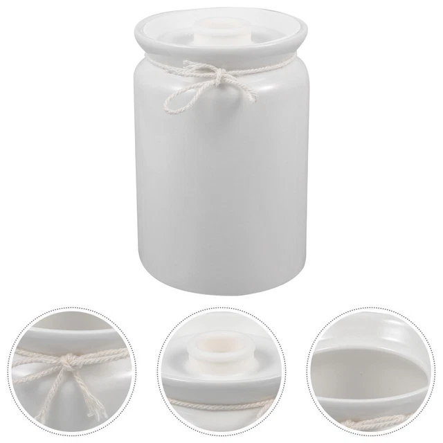 Storage Jars Lids Lard Container Ceramic Seasoning Jar Ceramic Pot