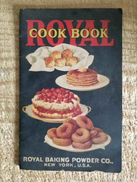 Vintage 1927 Royal Baking Powder ROYAL COOK BOOK Recipe Guide Baking Menu*20DD
