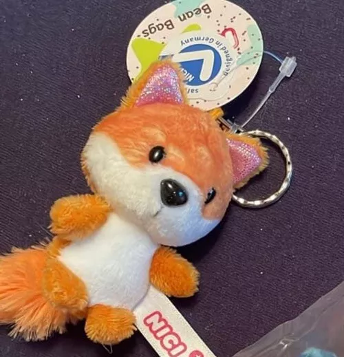 Nici Schlüsselanhänger Fuchs  ca 10cm Plüsch Neu