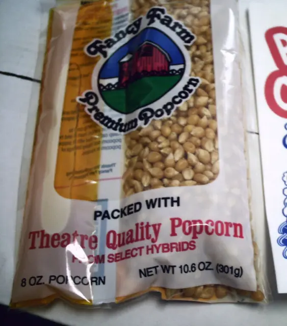 POPCORN PORTION PACK KIT FANCY FARM POPCORN & COCONUT OIL Salt 10.6 oz Paks