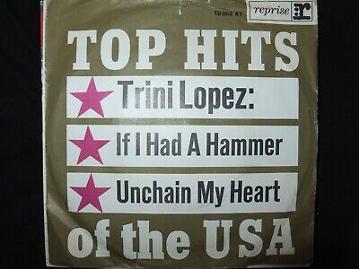 Vinyle 45 Tours Trini Lopez / If I Had A Hammer /