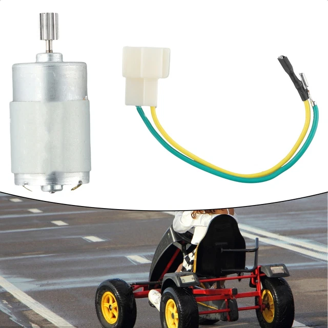 Moteur Électrique RS550 12V 40000 Tr/min Avec Transmission - Pièce De Rechange Pour Voiture Enfant