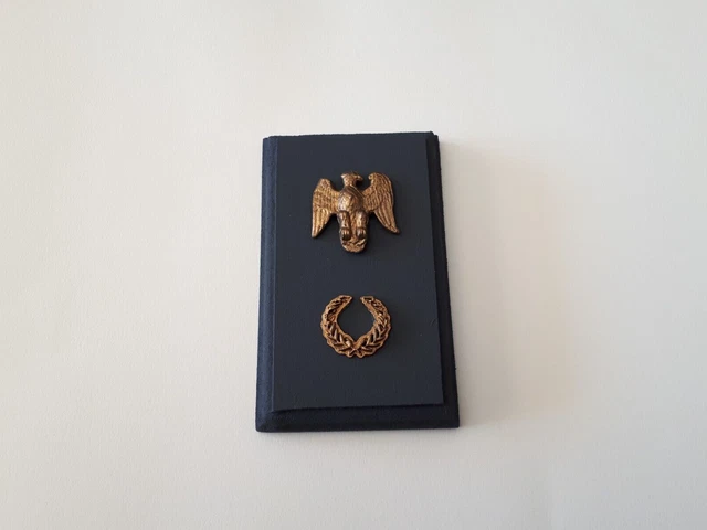 Petite Boîte Carton Papier Doré Profil Napoléon