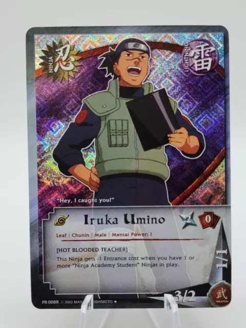 Kakashi Hatake & Iruka Umino - N-C012 - Rare - Unlimited Edition - Naruto  CCG Singles » Quest for Power - Goat Card Shop