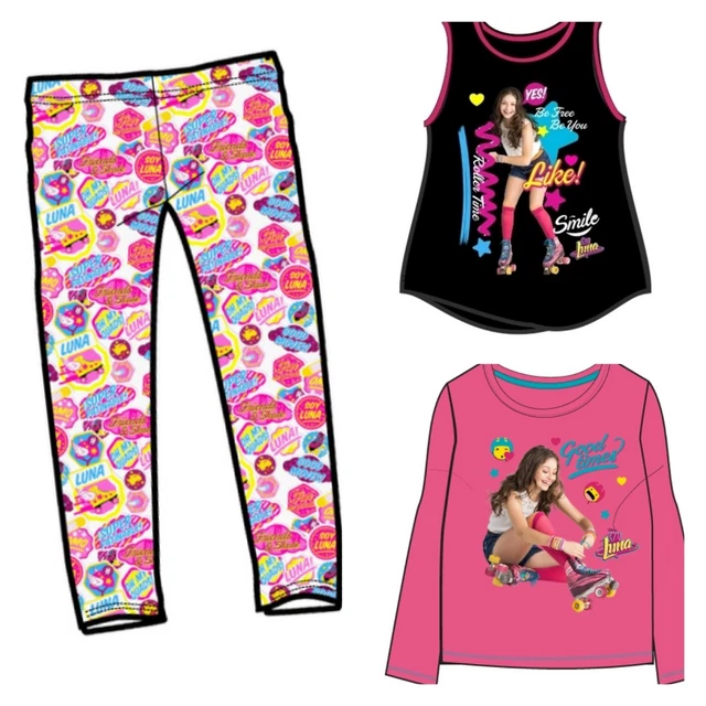 Pacchetto Maglietta Maniche Lunghe Leggins Ragazza Soy Luna 116 128 140 152 #703