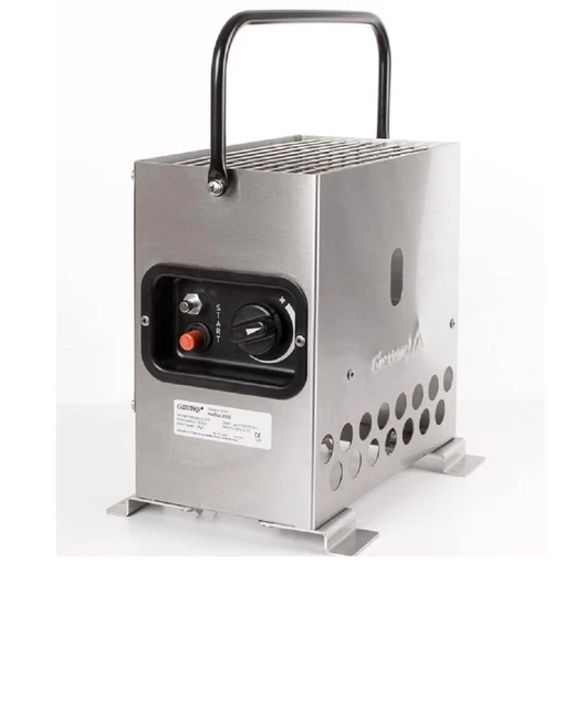 Gazcamp Heatbox 2000 Edelstahl 30 mBar Zeltheizung Gasheizung Campingheizung