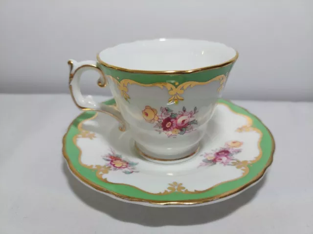 George Jones & Sons Crescent China Beautiful Tea Cup and Saucer