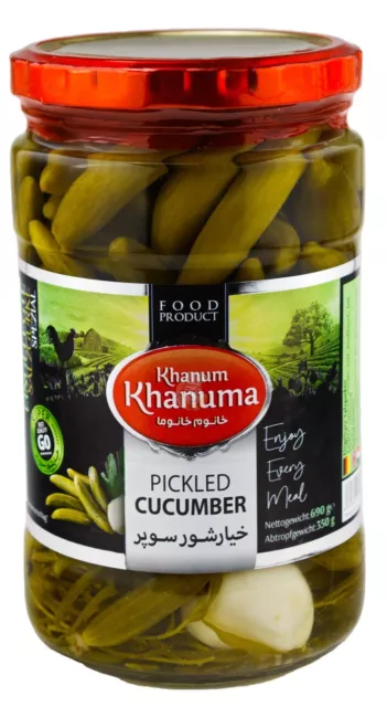 Khanum Khanuma - cetrioli salini G0 Super 350gr