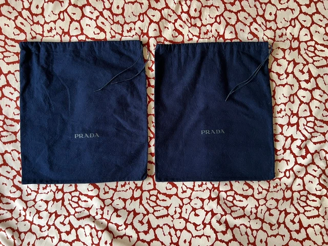 Prada Branded Dust Shoe Boot Bags
