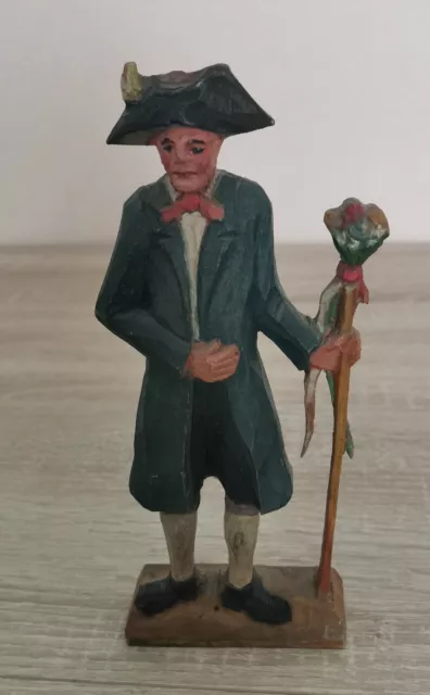 Hochzeitslader Figur Schnitzerei Erzgebirge