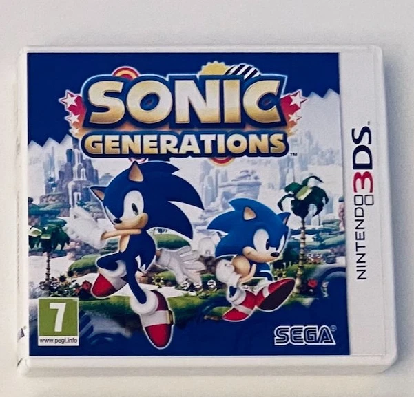 SONIC GENERATIONS Nintendo 3DS Hedgehog Action Adventure Video Game