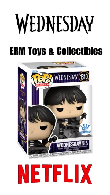 Funko Pop! Television: Wednesday - With Cello Funko Exclusive With Pop Protector