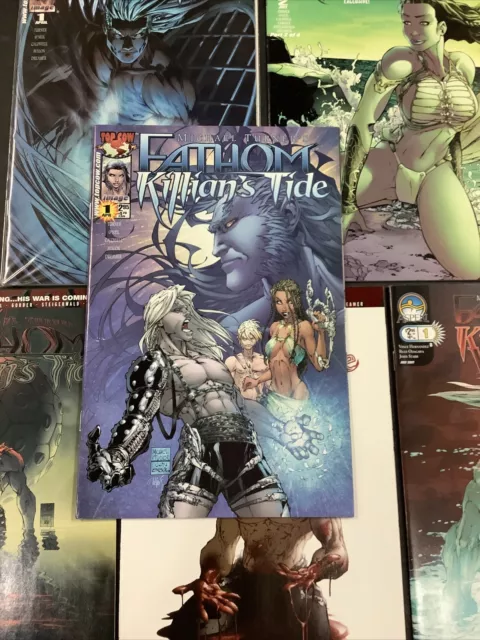 Fathom Killian's Tide Vessel 1-4 7 Iss Comic Book Lot Full Series Michael Turner