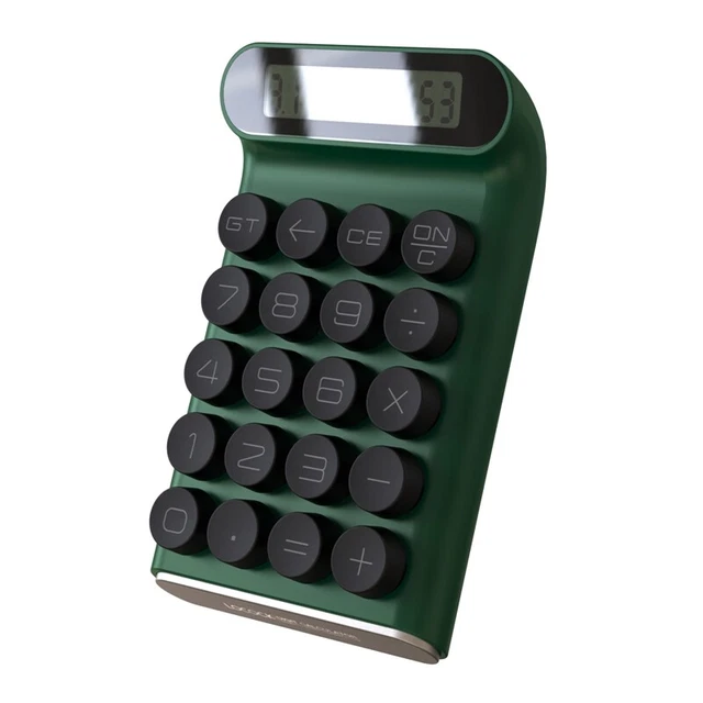 SOLIDEE Combo Tastiera e Mouse Wireless,tastiera macchina da scrivere retro,Tastiera per Computer con Tasti Rotondi 2.4GHz con Tastierino Numerico,Tastiera a 104 Tasti(Americana QWERTY)(Mixed Coffee
