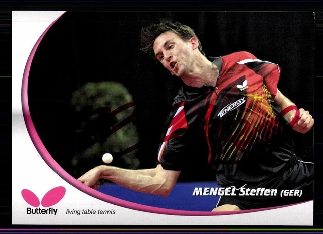 Carte Autographiée Steffen Fetzner – Tennis De Table – Original Signé – Allemagne