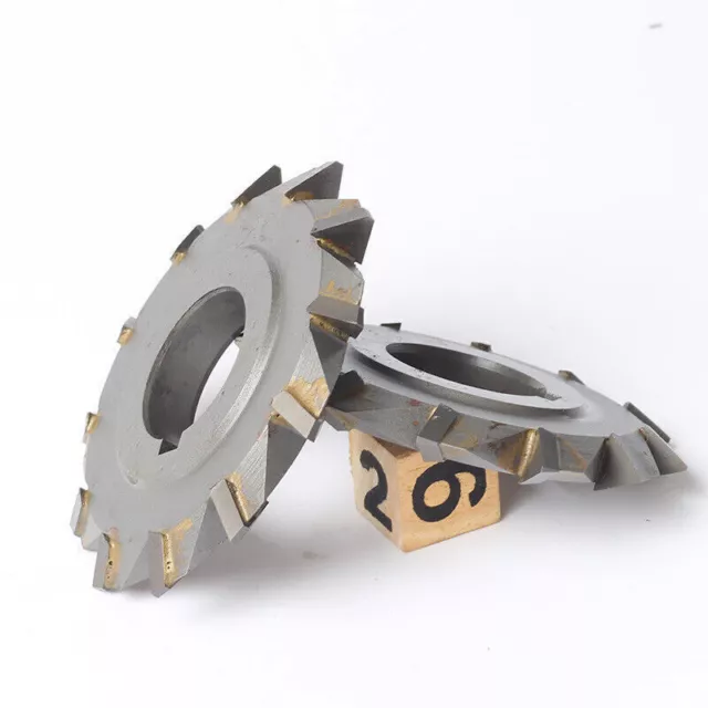 1pc YW2 Double Angle V Slot 63X8x22x90 Degrees Special Shaped Milling Cutter