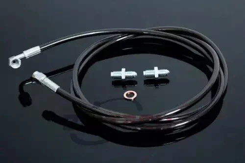 Blitech Red Braided Clutch Line & Master/Slave Cylinder Kit For 1992-2000 Honda Civic