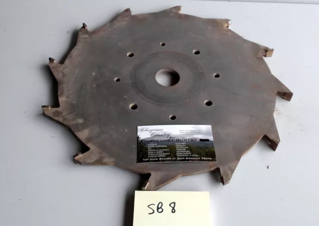 DADO SAWMILL Saw blade 12-3/4" W 1-1/4" Arbor for Industrial SB8