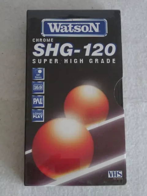 Watson Chrome SHG-120 Kassette- VHS Leerkassette - NEU + OVP!