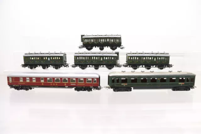 H0 Märklin DSG Speisewagen Abteilwagen 2. Kl. 351 Personenwagen AC Konvolut /M61