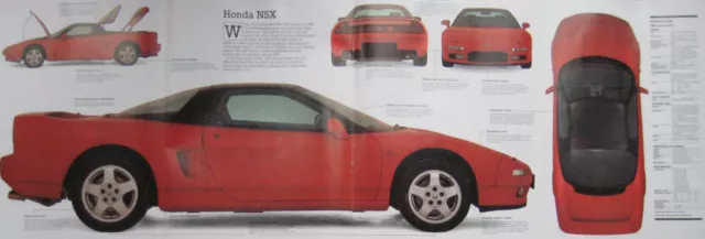 SUPERCARS Orbis magazine Issue 7 Featuring Honda NSX Cutaway drawing, James Hunt 2