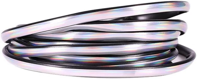 PROFILO PARACOLPI PORTIERA Trasparente Gomma Protezione U Auto Universale 5Mt EUR 4,89 - IT - Foto 8