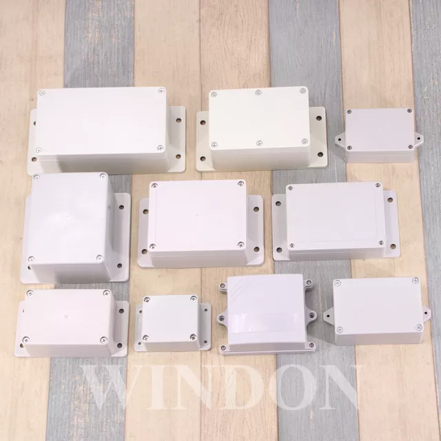 Small Tiny ABS Plastic Enclosure Project Boxes with Mounting Flanges- China Made