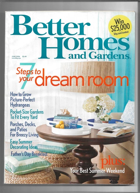 BETTER HOMES AND Gardens Magazine June 2006 £7.38 - PicClick UK