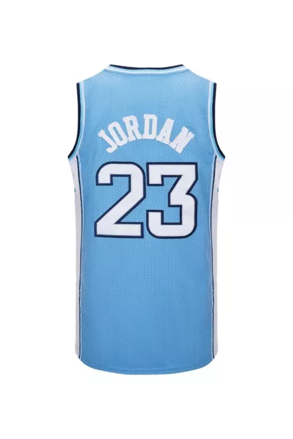 Throwback North Carolina #23 Jordan Basketball Jersey Adult /Youth Kids Size 3