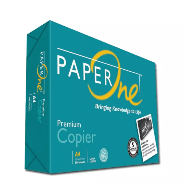 PaperOne Marken Kopierpapier Druckerpapier DIN A4 500 Blatt für Laser Inkjet