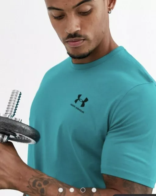 T-shirt uomo Under Armour stile sportivo, collo equipaggio sport-running-palestra con m, XXL@vendita