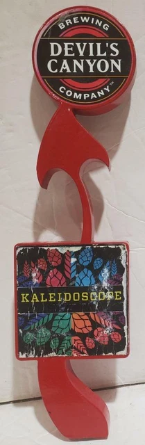 Devil's Canyon Brewing Company Beer Tap Handle Kaleidoscope Series Used