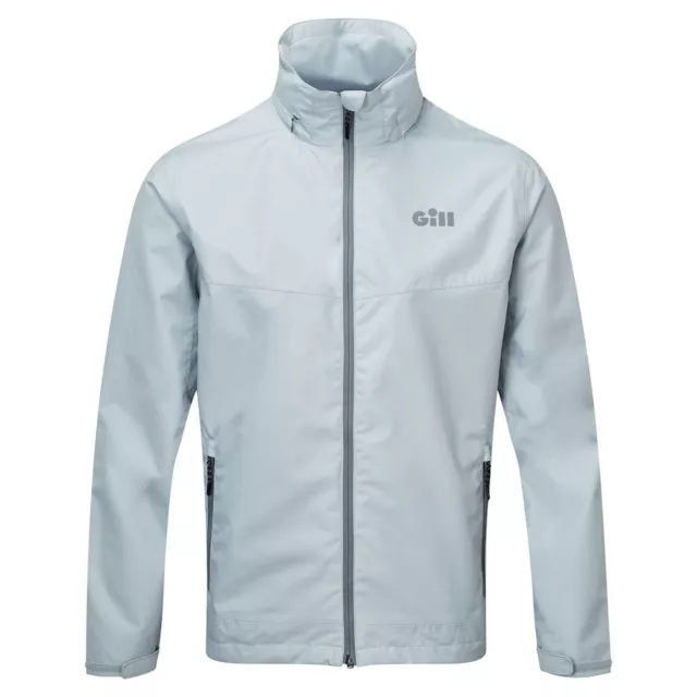 Gill Pilot Men's Sailing Jacket, Light Grey, Large