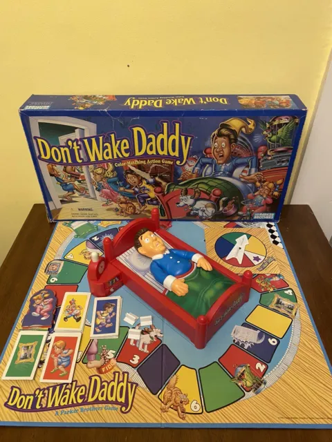 Don't Wake Daddy Board Game - 1992 Parker Brothers Vintage - Box Damage READ