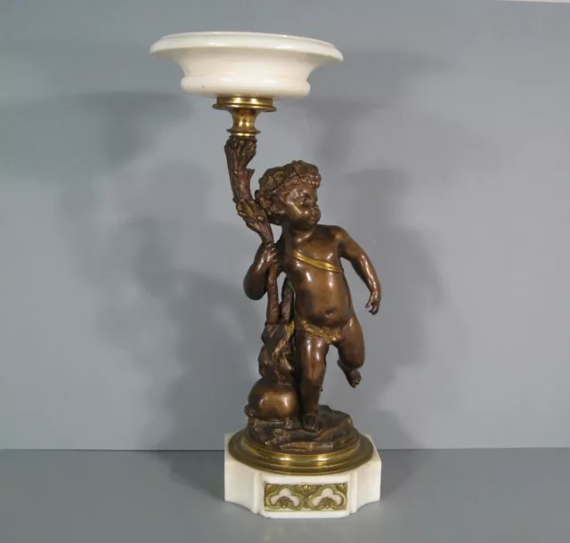 Bacchus Kind Skulptur Antik Bronze Und Marmor Statuette Dionysos 19. Jhd. Jh