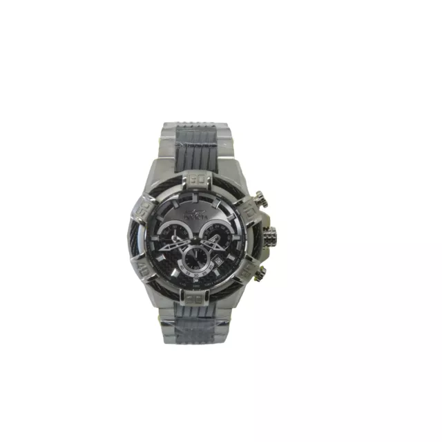 Invicta  Bolt Chronograph Quartz Silver and Black Dial Men's Watch 29569